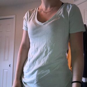 Plain light Tiffany blue shirt